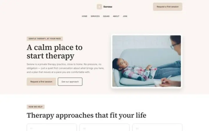 Web para terapeuta