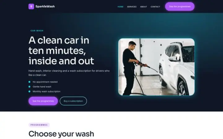 Tema SparkleWash