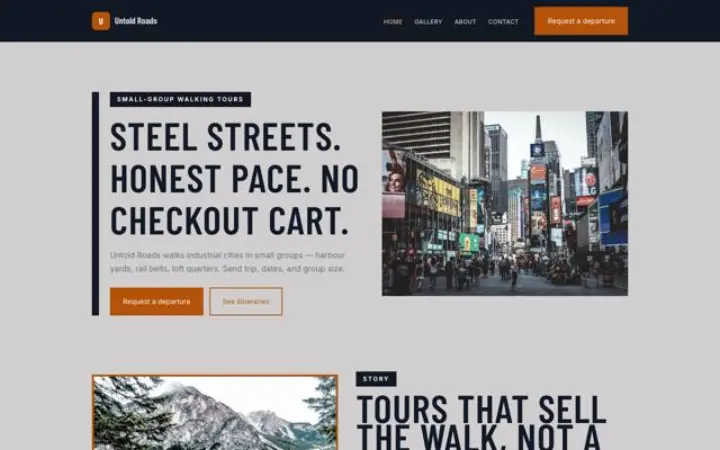 Web para operador de rutas