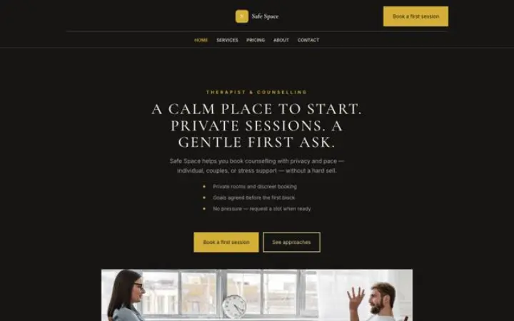 Web para terapeuta