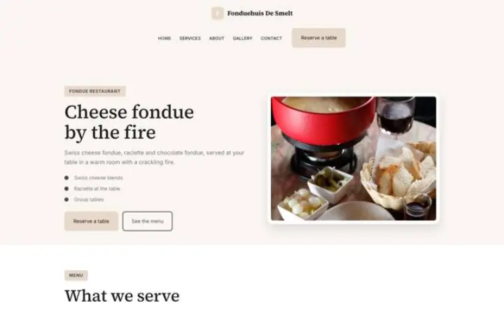 Tema Fonduehuis De Smelt