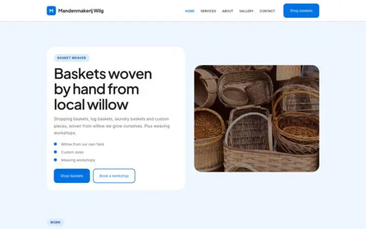 Tema Mandenmakerij Wilg
