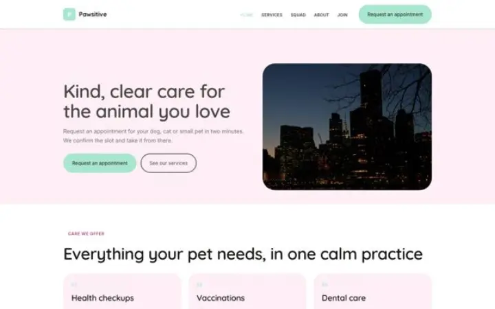 Web para veterinario