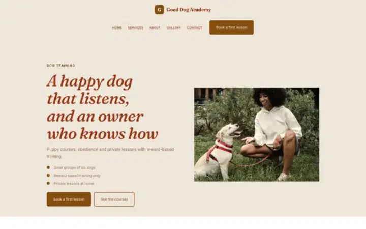 Tema Good Dog Academy