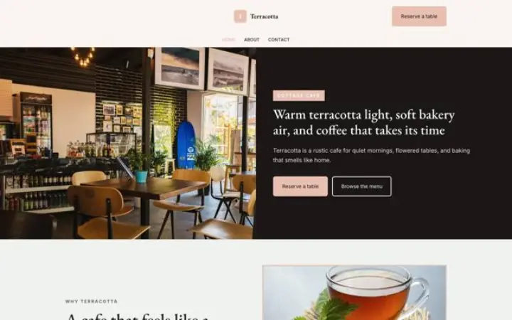Web para pub