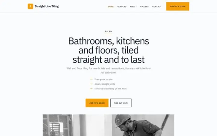 Tema Straight Line Tiling