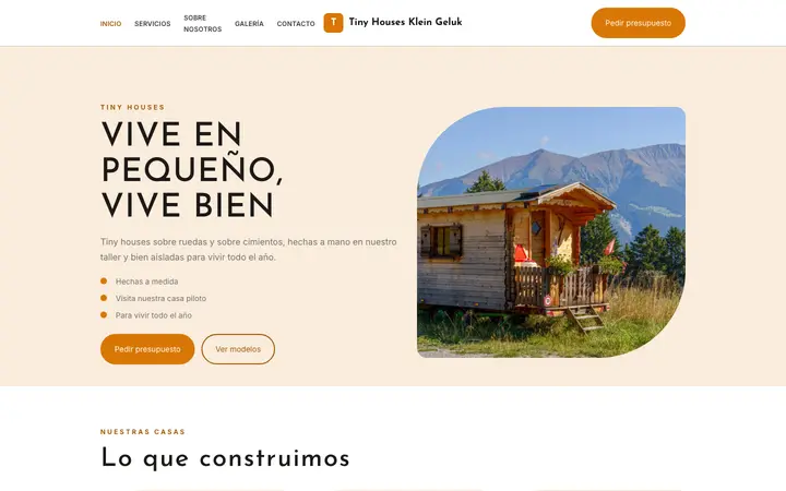 Tema Tiny Houses Klein Geluk